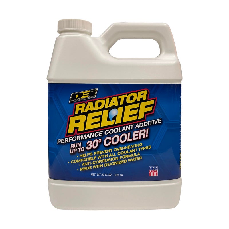 Design Engineering Radiator Relief Coolant Additive | Engine Coolant for Cars, Trucks, RVs, Motorcycles & More | Radiator Coolant Reduces Engine Temps Up to 30Â°F |32 oz.